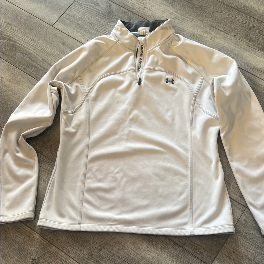 Under Armour white Quarter-Zip Pullover